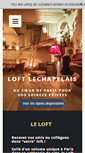 Mobile Screenshot of loftlechapelais.com