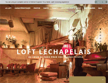 Tablet Screenshot of loftlechapelais.com